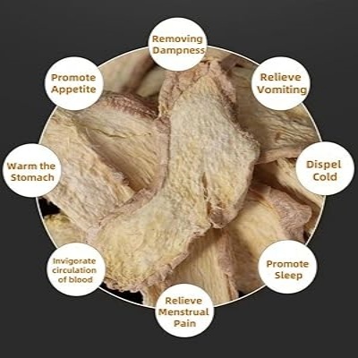 Dried Ginger Slices 干姜片 | Culinary-Grade Ginger Chips for Tea, Cooking & Baking | All-Natural Sun-Dried | No Additives | Rich Flavor & Aroma