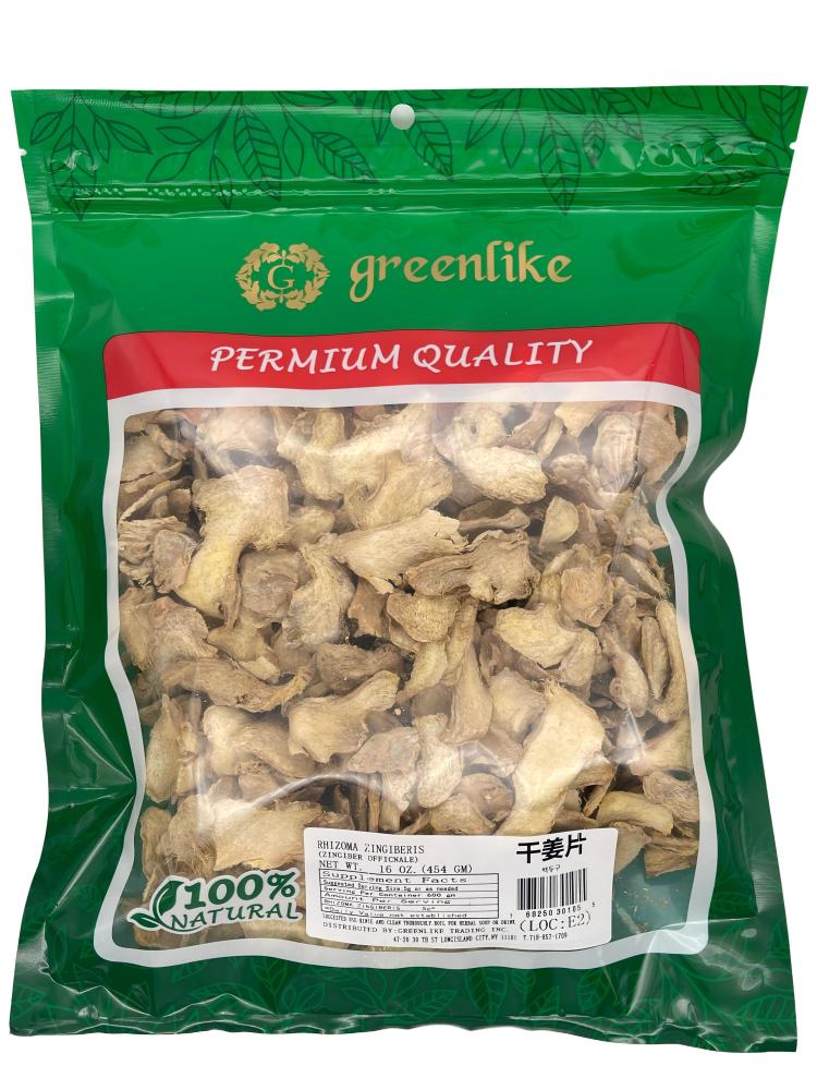 Dried Ginger Slices 干姜片 | Culinary-Grade Ginger Chips for Tea, Cooking & Baking | All-Natural Sun-Dried | No Additives | Rich Flavor & Aroma