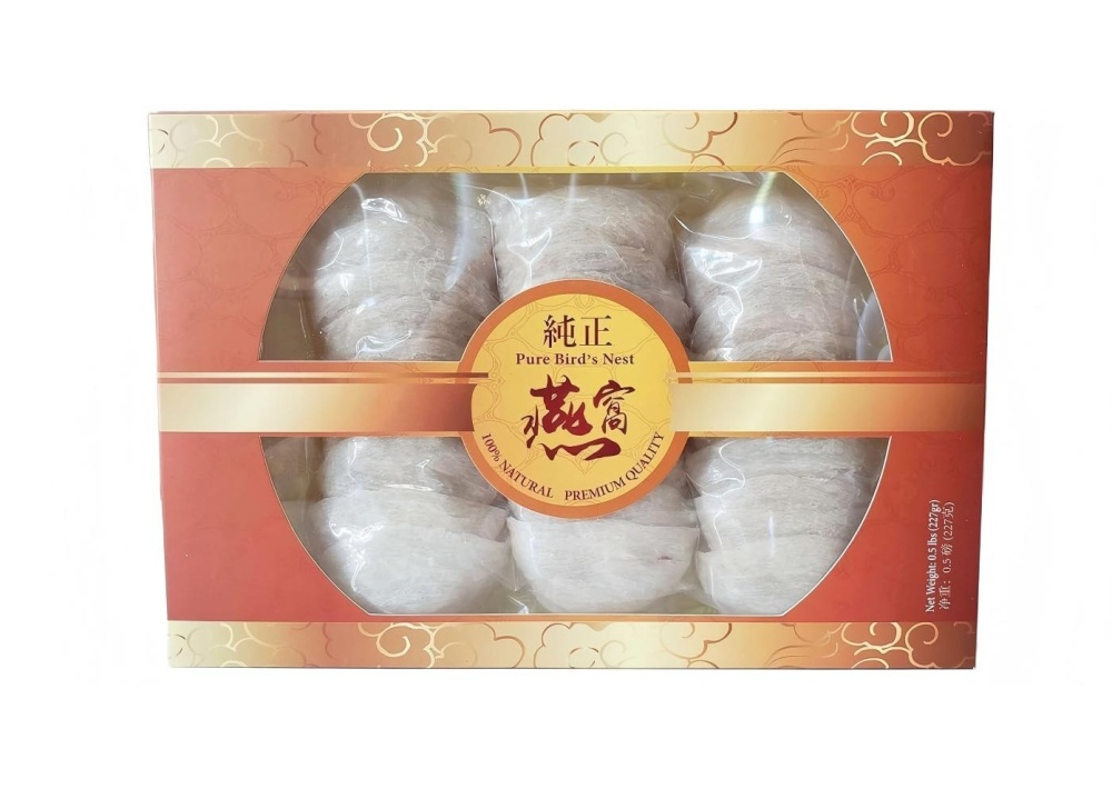 5A Pure Bird's Nest - Imported bird's nest from Indonesia, Golden Swallow Large Cup Gift Box 燕窝