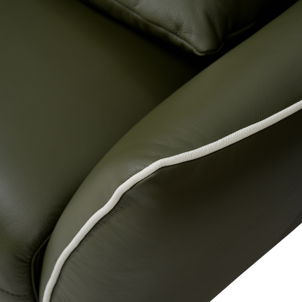 Fiona 三座全真皮梳化