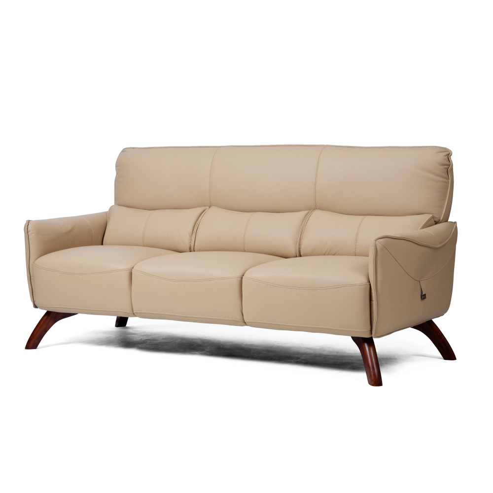 Farrah 三座全真皮梳化