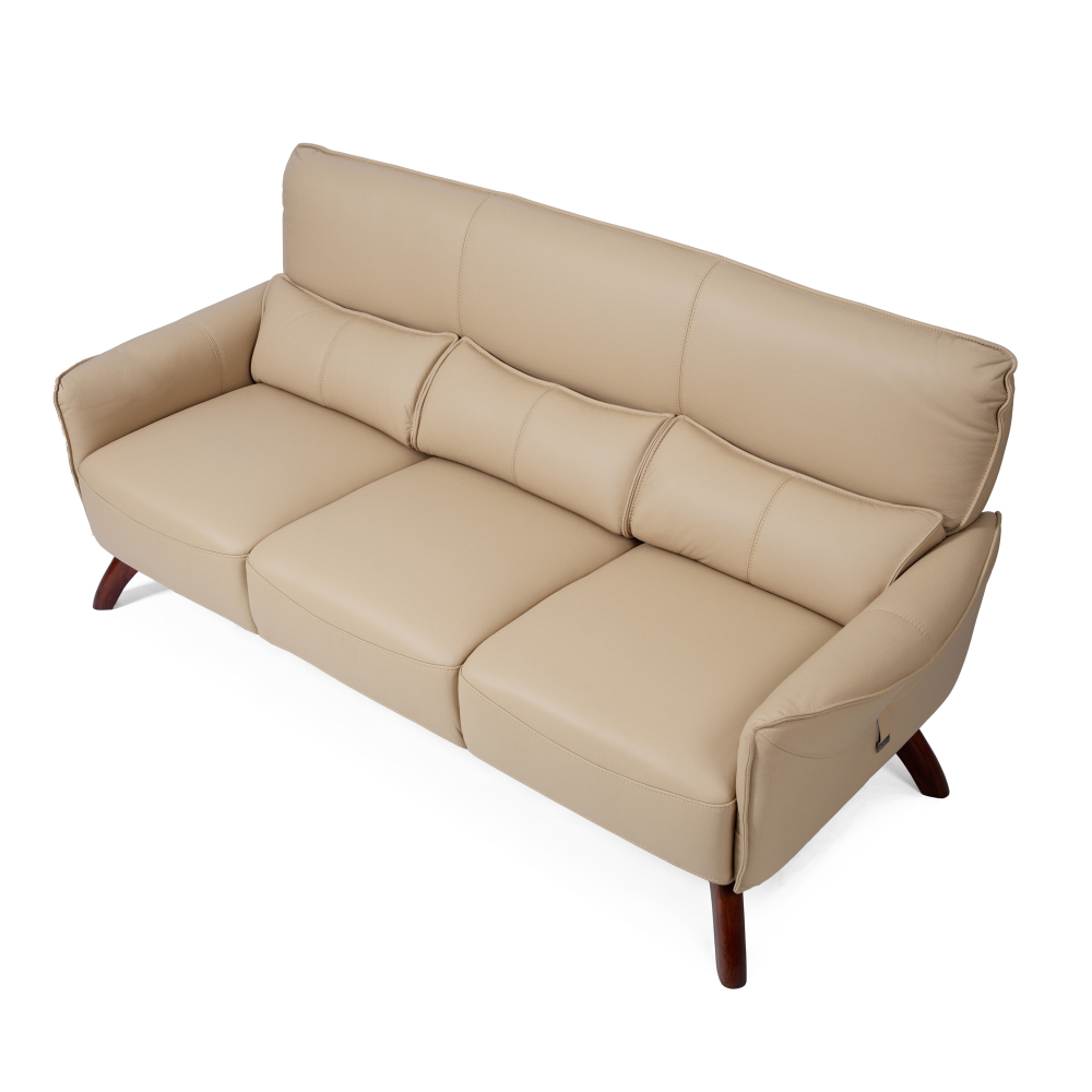 Farrah 三座全真皮梳化