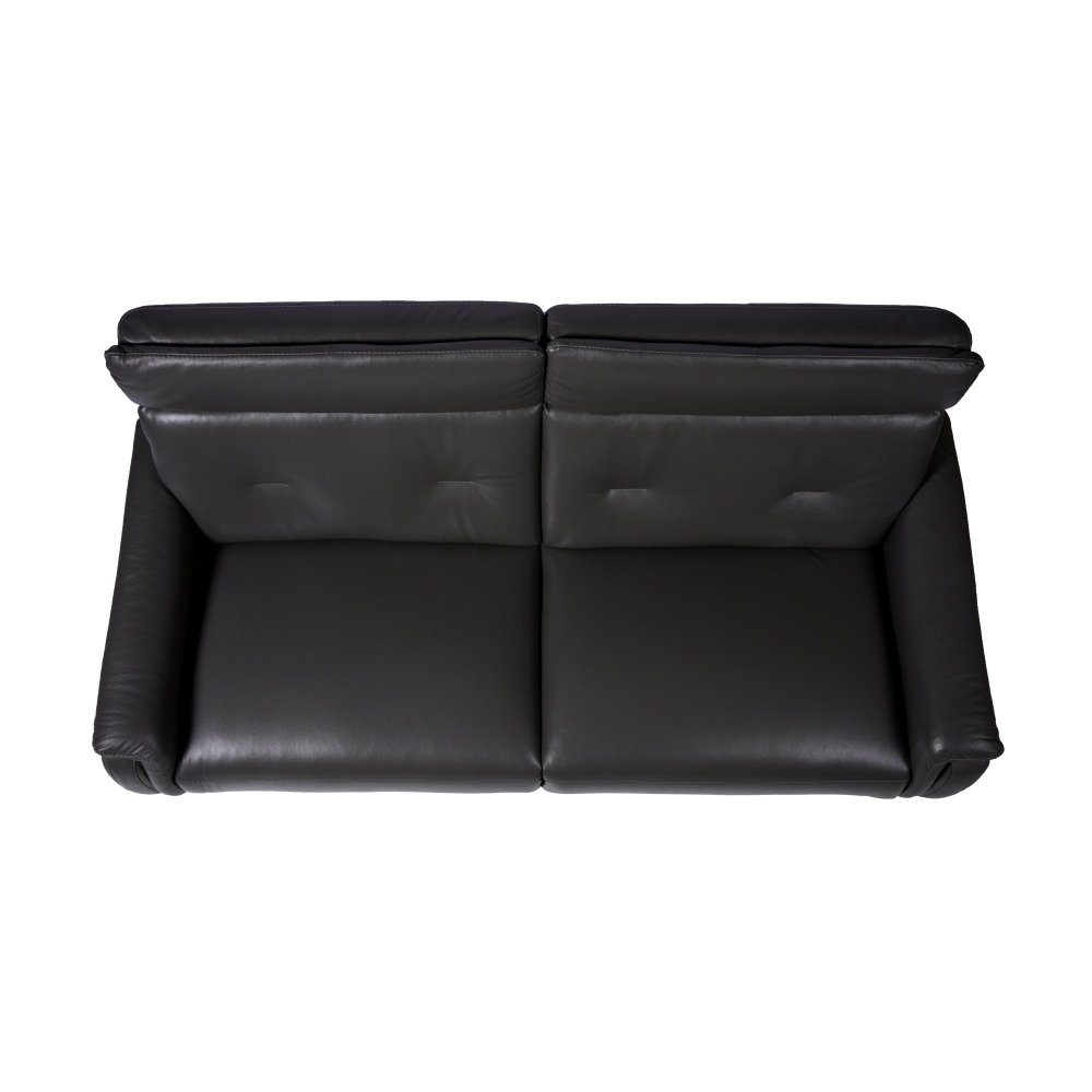 Yana 三座全真皮電動功能梳化