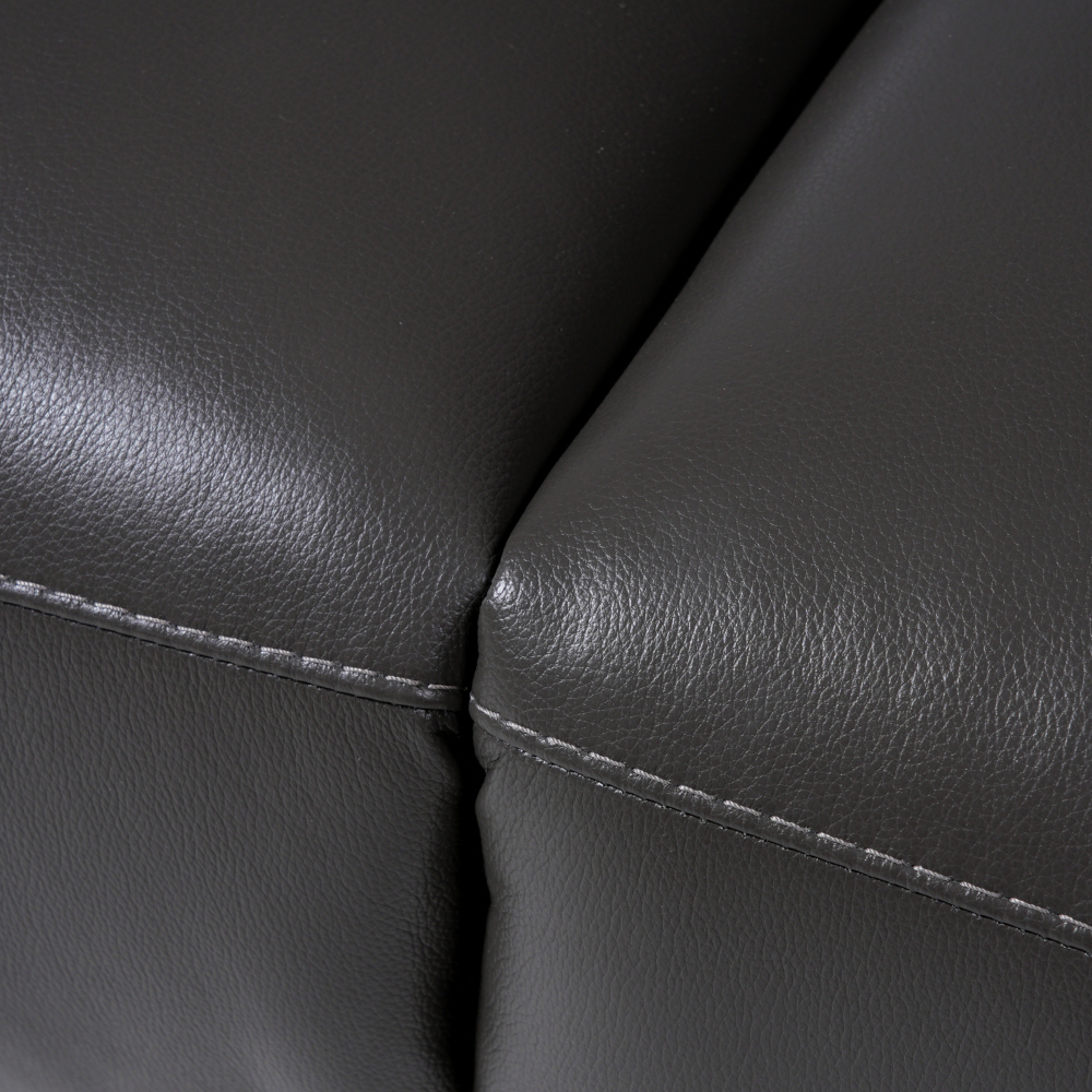 Yana 三座全真皮電動功能梳化