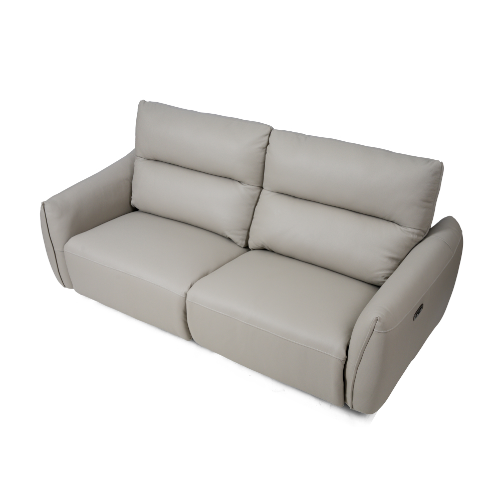 TAYLOR 三座全真皮電動功能梳化