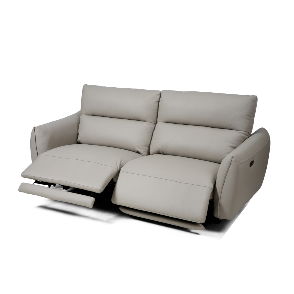 TAYLOR 三座全真皮電動功能梳化