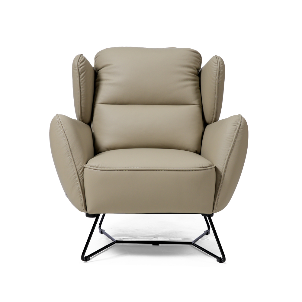 Poppy 單人半圓靠背全真皮梳化