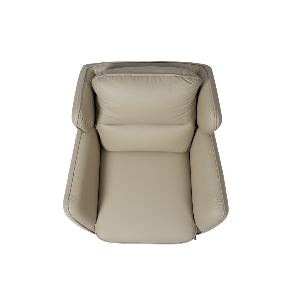 Poppy 單人半圓靠背全真皮梳化