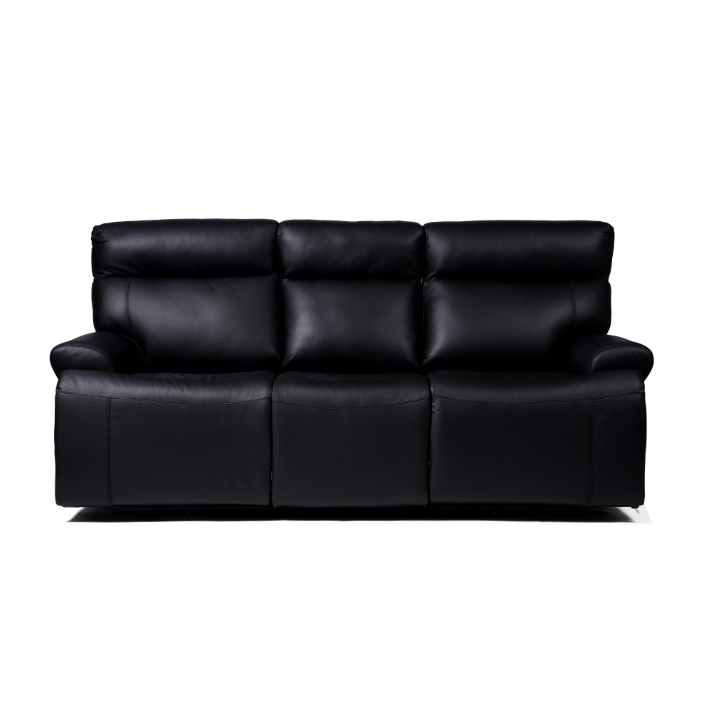 Yanina 三座全真皮電動功能梳化