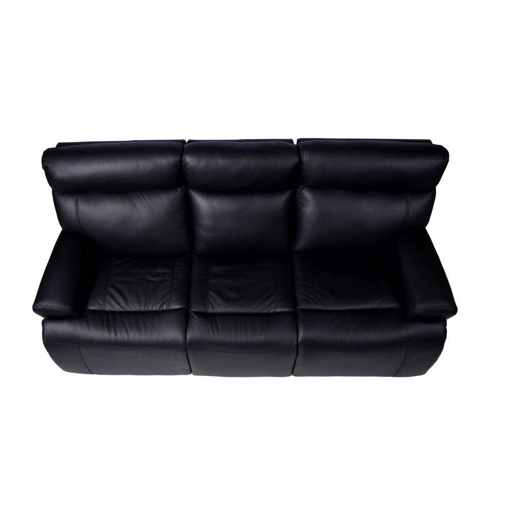 Yanina 三座全真皮電動功能梳化