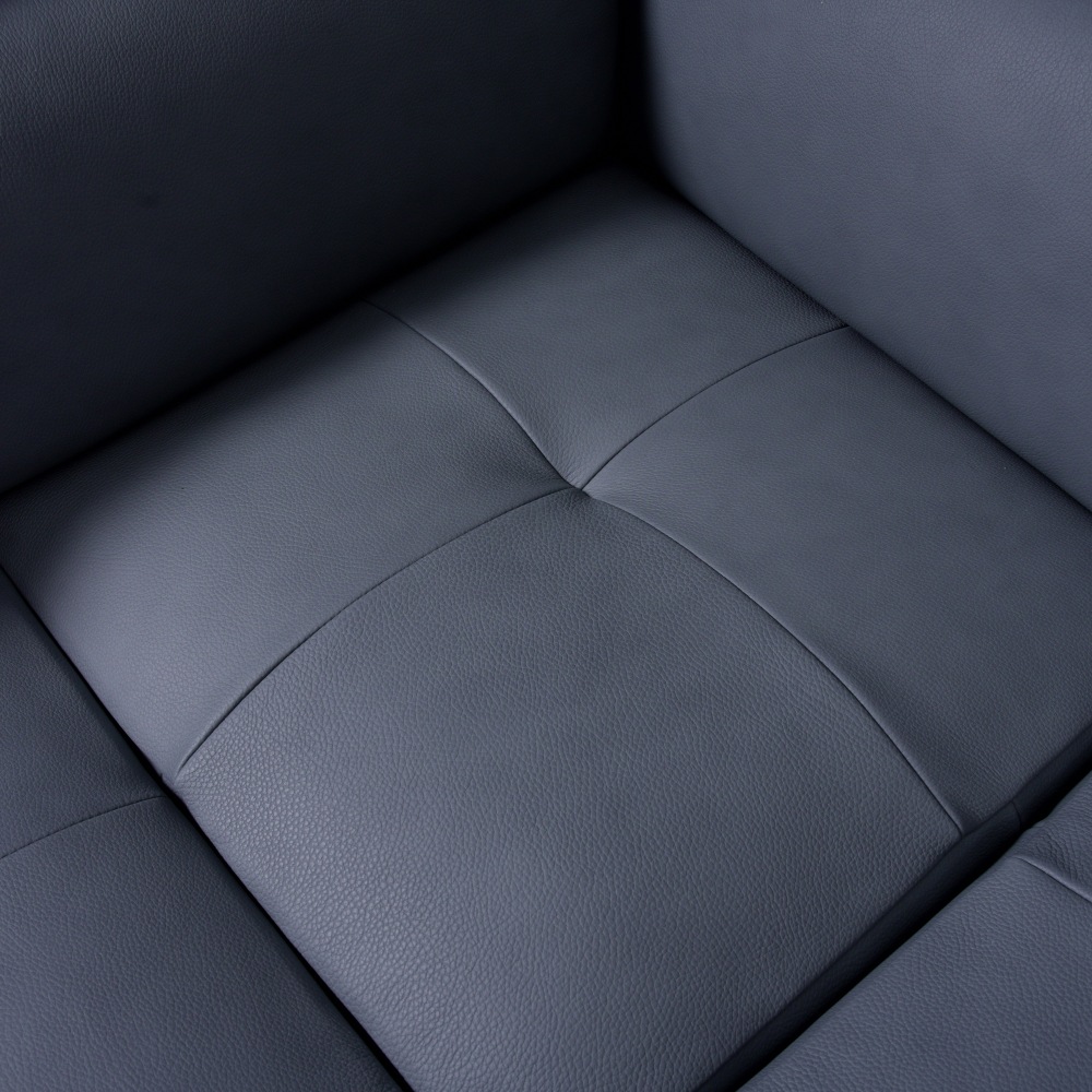 Yianni 四座全真皮電動功能右貴妃儲物梳化