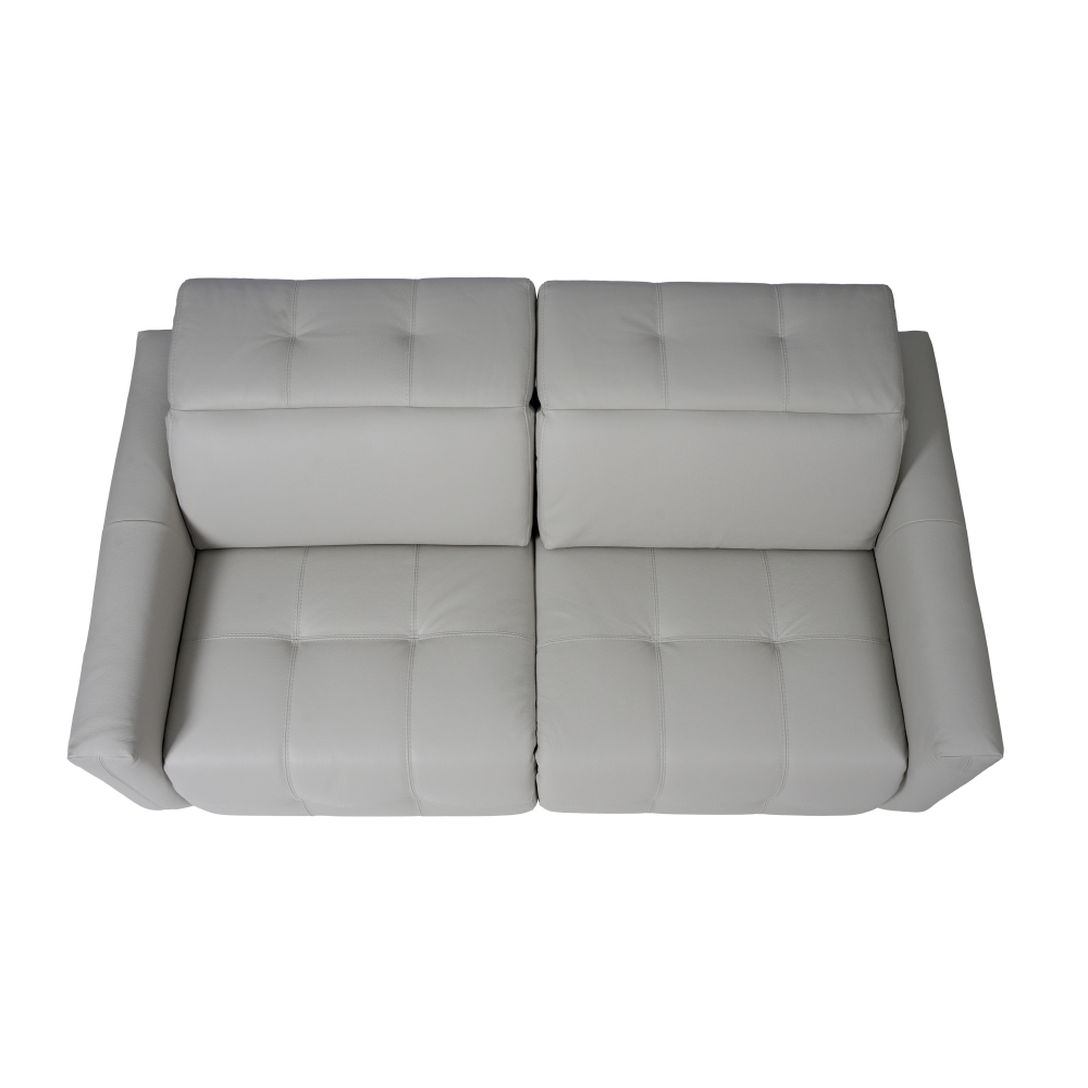 Yidel 三座全真皮電動功能梳化