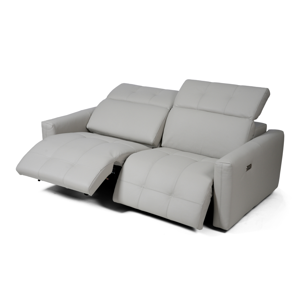 Yidel 三座全真皮電動功能梳化