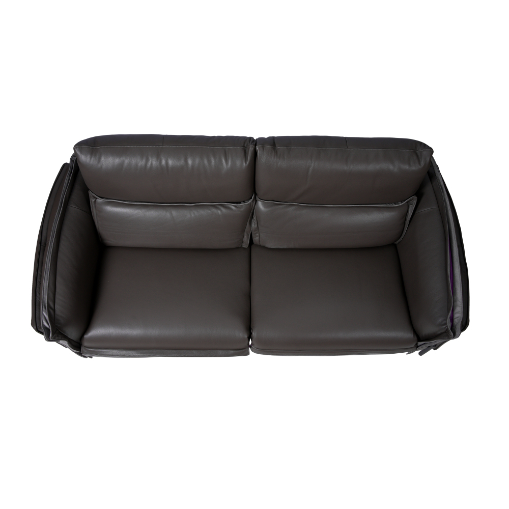 ZELDA 三座全真皮電動功能梳化