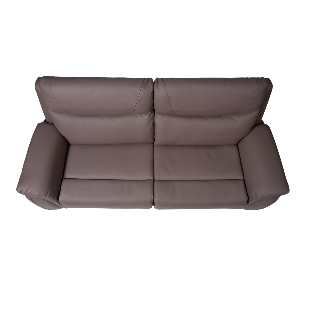 ZACHARY 三座全真皮電動功能梳化