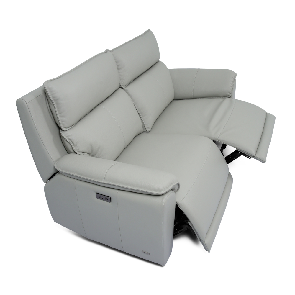 Peggy 三座全真皮電動功能梳化