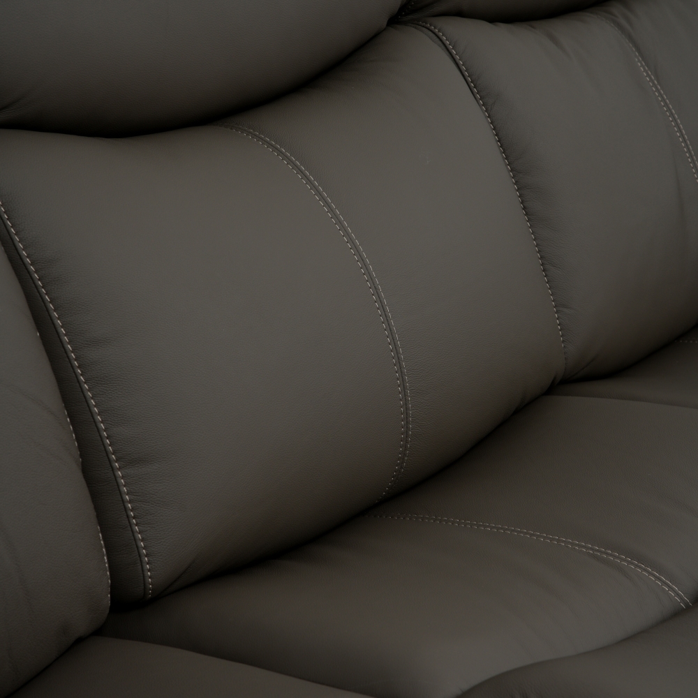 Paula 兩座全真皮電動功能梳化