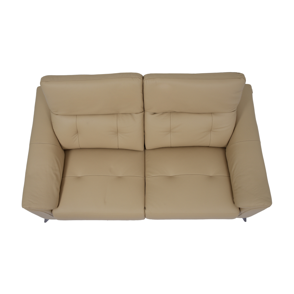 Franco 三座全真皮電動功能梳化