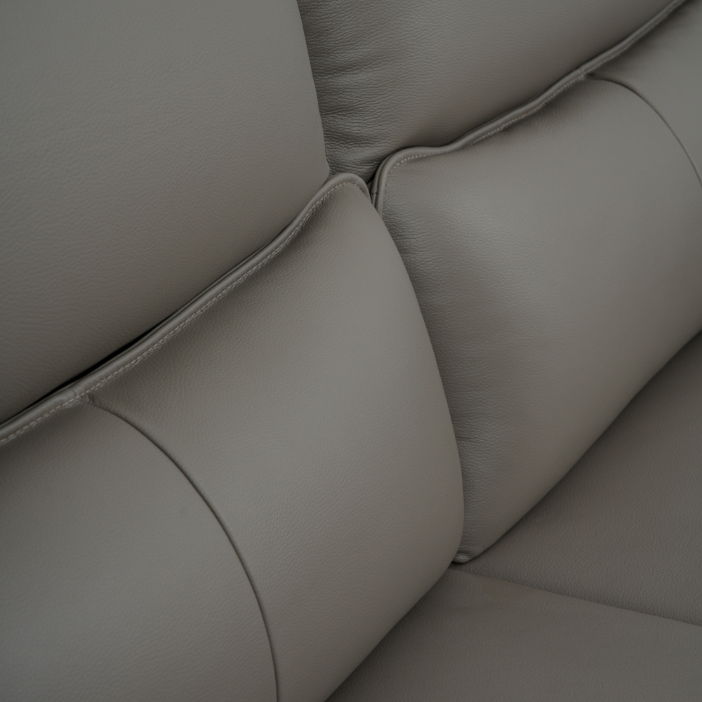 Polly 三座全真皮電動功能梳化