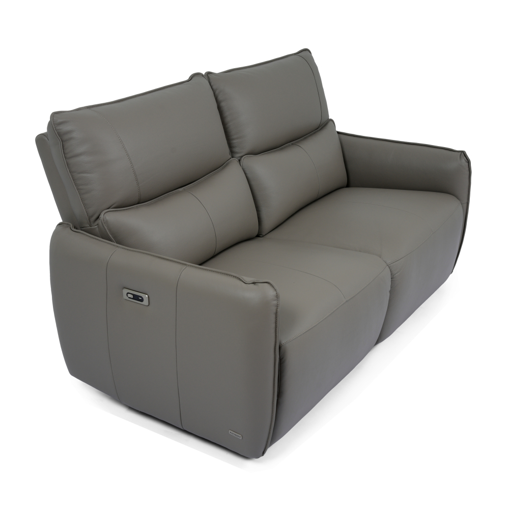 Polly 三座全真皮電動功能梳化