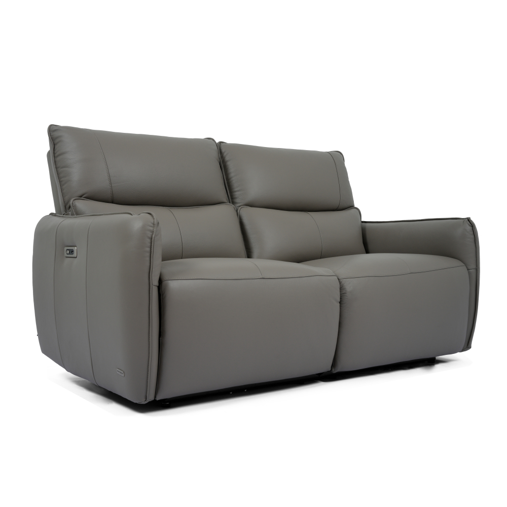 Polly 三座全真皮電動功能梳化