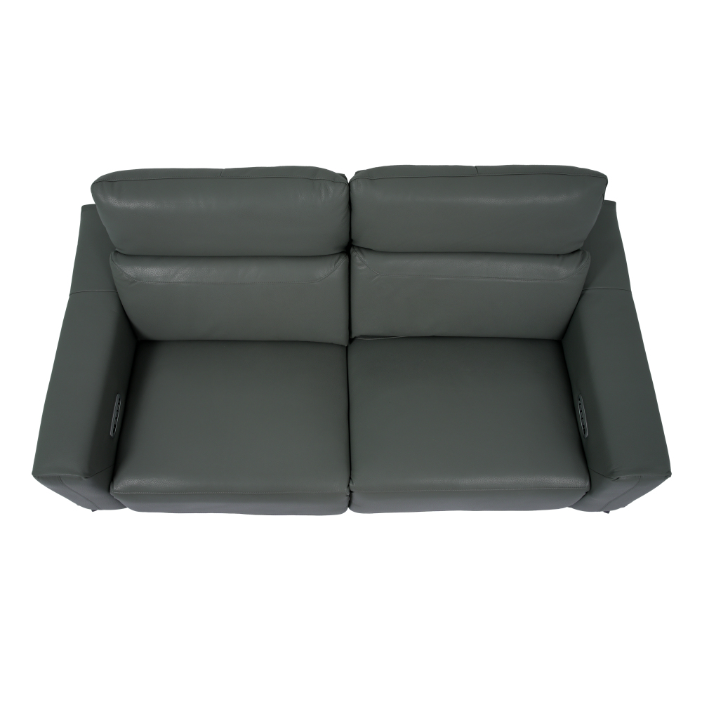 ZADA 三座全真皮電動功能梳化