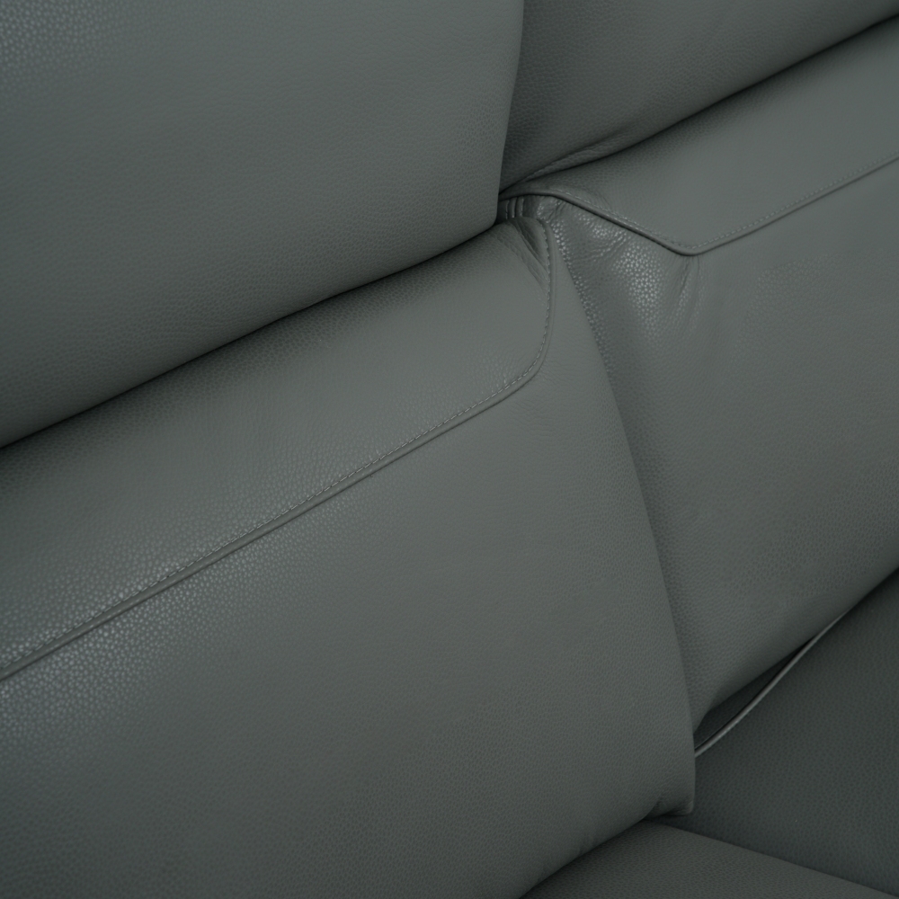 ZADA 三座全真皮電動功能梳化