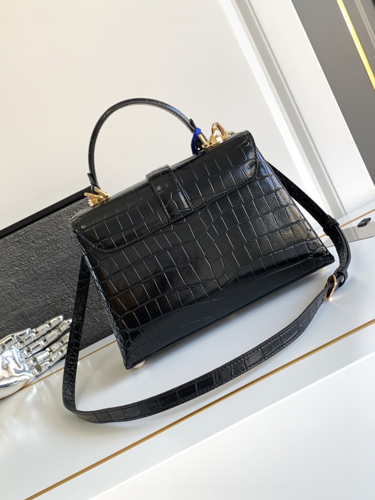 LV M84714 black leather dynamic chip showcases fashion and elegance