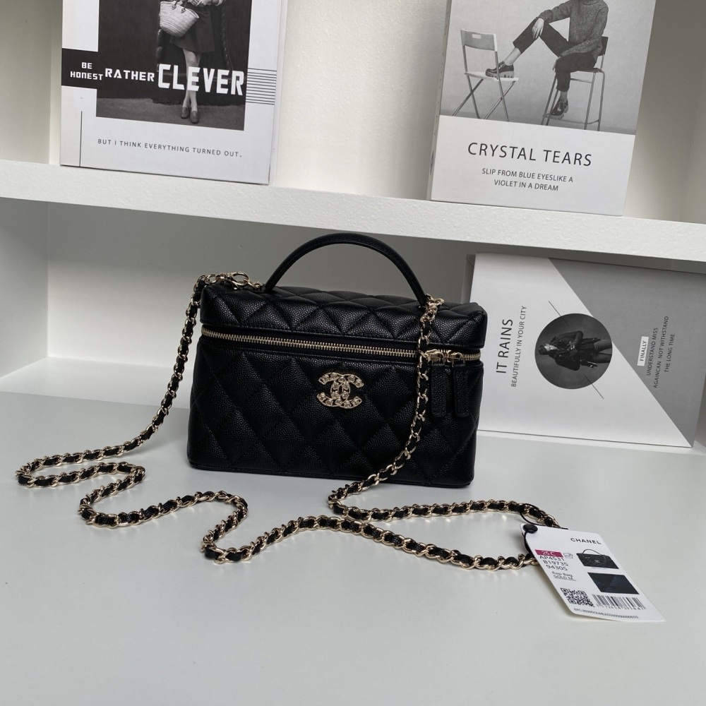 Chanel AP4531 Fashion New Favorite 25C Spring New Product Exquisite and Compact Chain Handbag Granular Calfskin with Golden Metal Litchi Pattern Leather Surface Not Easy to Scratch