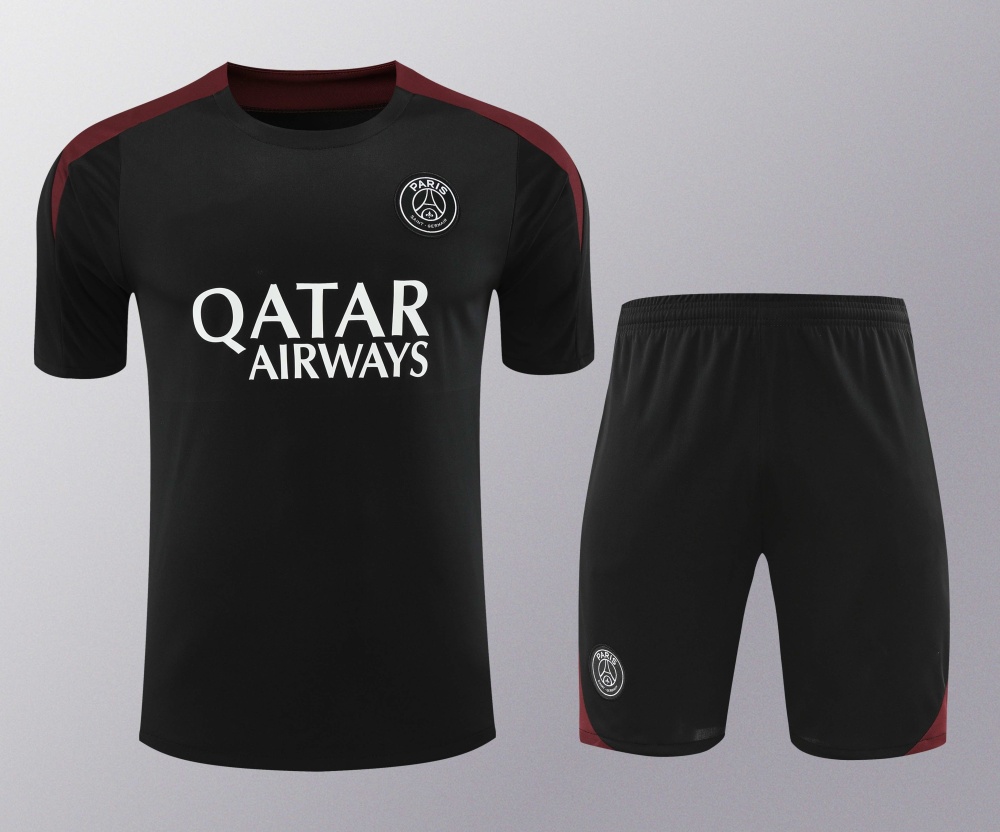 2425 Paris Saint-Germain F.C. Training clothes suit Short sleeve Fan version