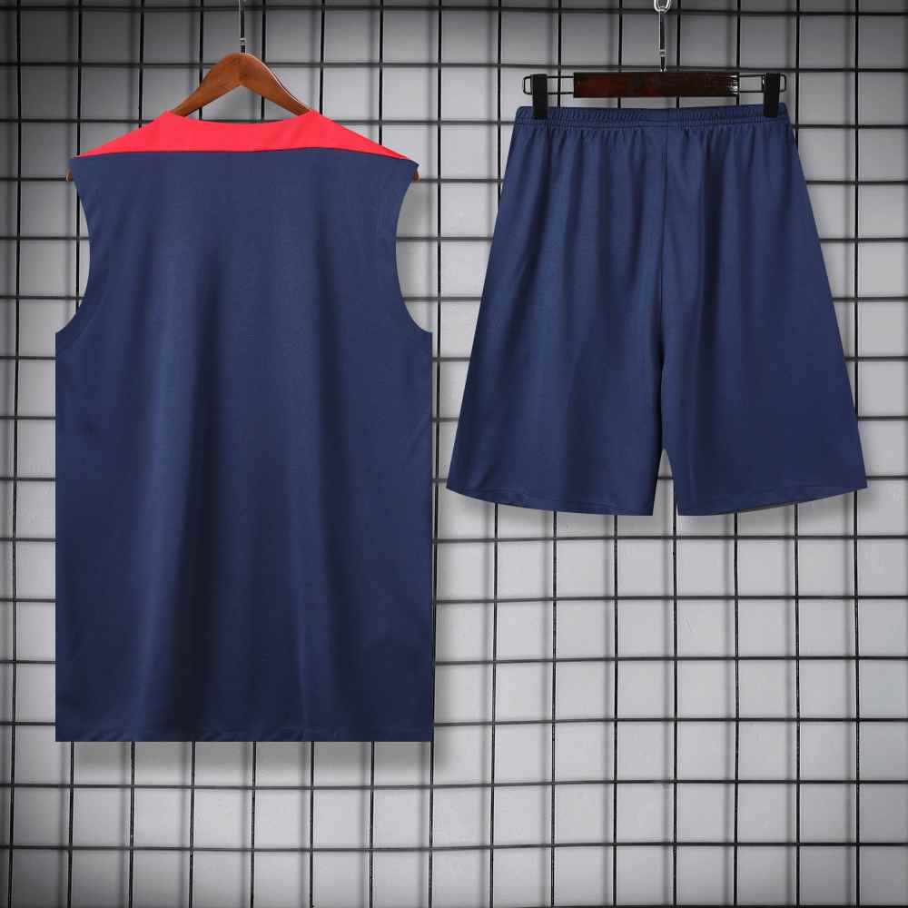 2425 Paris Saint-Germain F.C. Training clothes suit Short sleeve Fan version