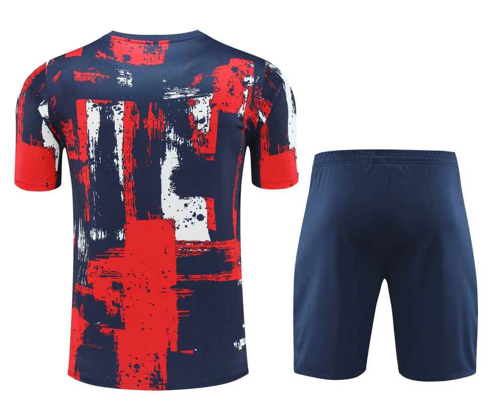 2425 Paris Saint-Germain F.C. Training clothes suit Short sleeve Fan version