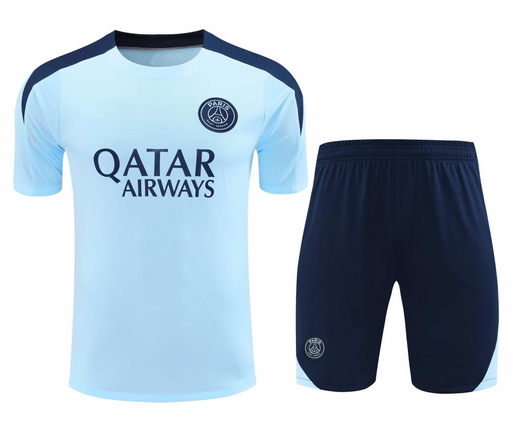 2425 Paris Saint-Germain F.C. Training clothes suit Short sleeve Fan version