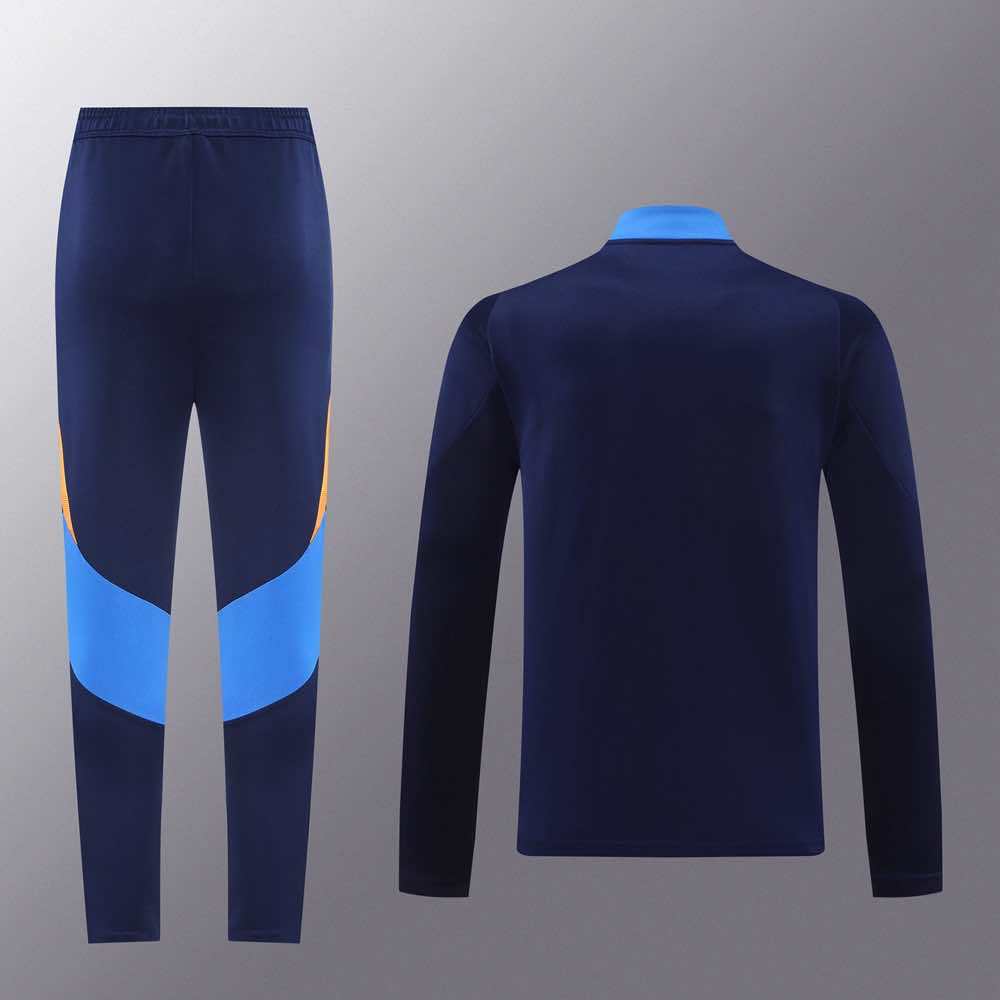 2425 Juventus F.C. navy blue Long zipper jacket set
