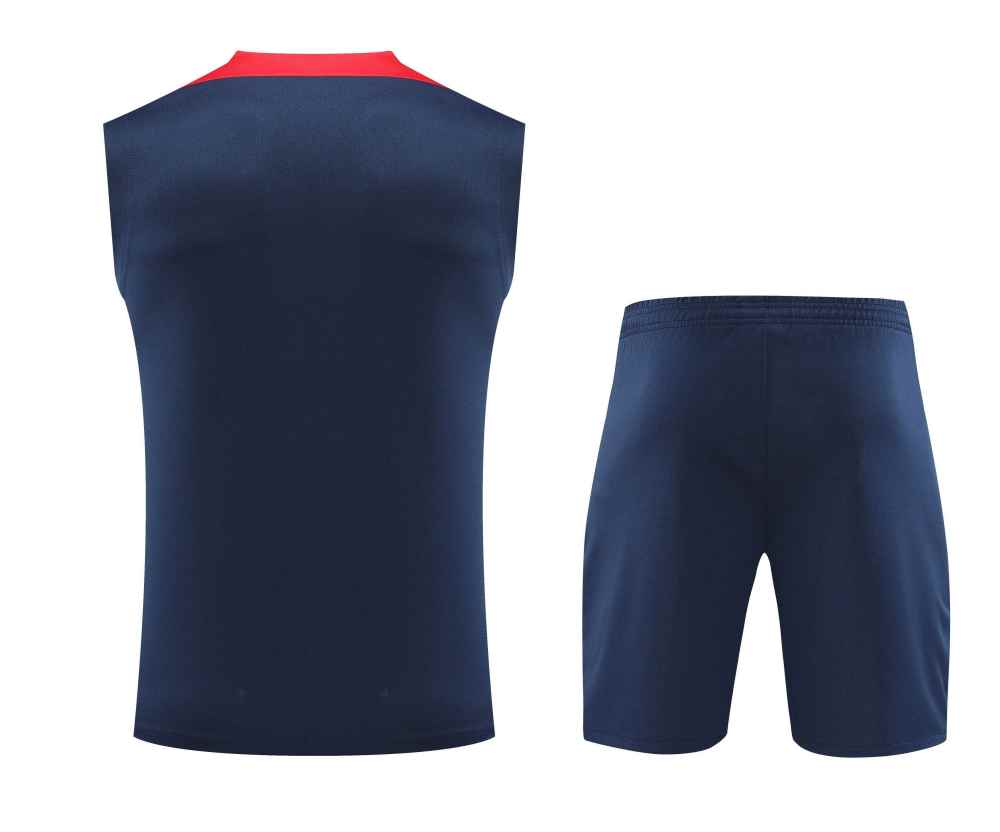 2425 Paris Saint-Germain F.C. Training clothes suit Short sleeve Fan version