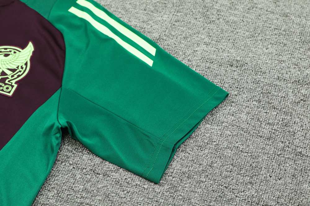 2425 Mexico Training clothes suit Short sleeve Fan version