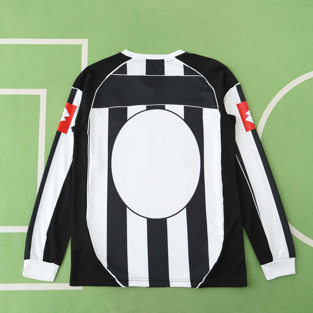 0203 season Juventus F.C. home Long sleeved retro Fan version