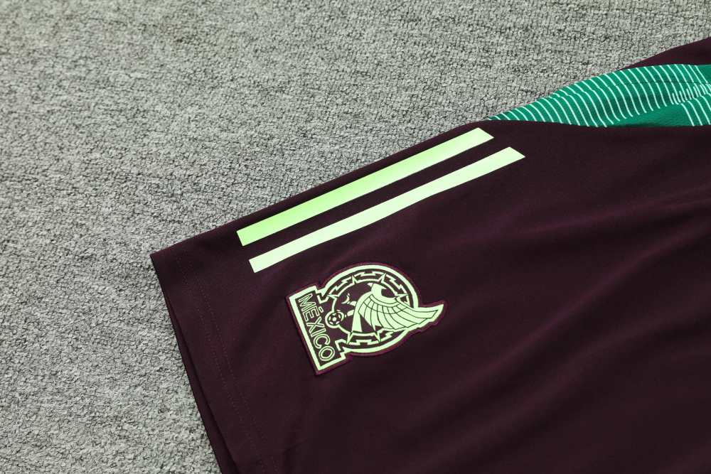 2425 Mexico Training clothes suit Short sleeve Fan version