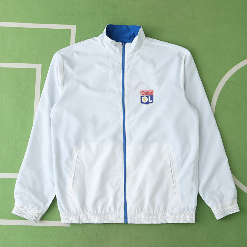 2425 Olympique Lyonnais Wear on both sides windbreaker