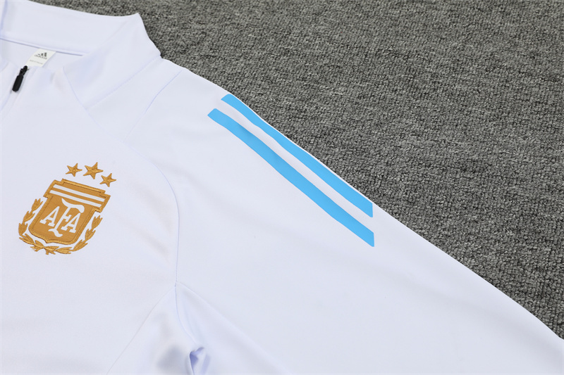 2425 Argentina White Training suit set