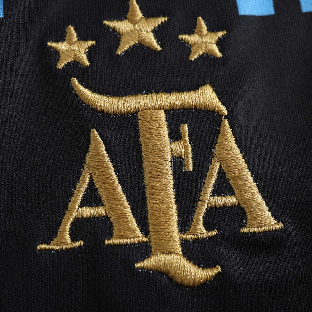 2024 season Argentina Black training suit Fan version