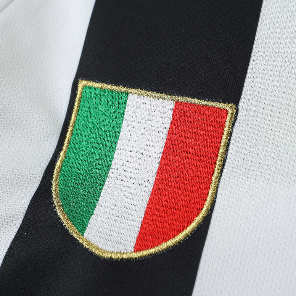 0203 season Juventus F.C. home Long sleeved retro Fan version