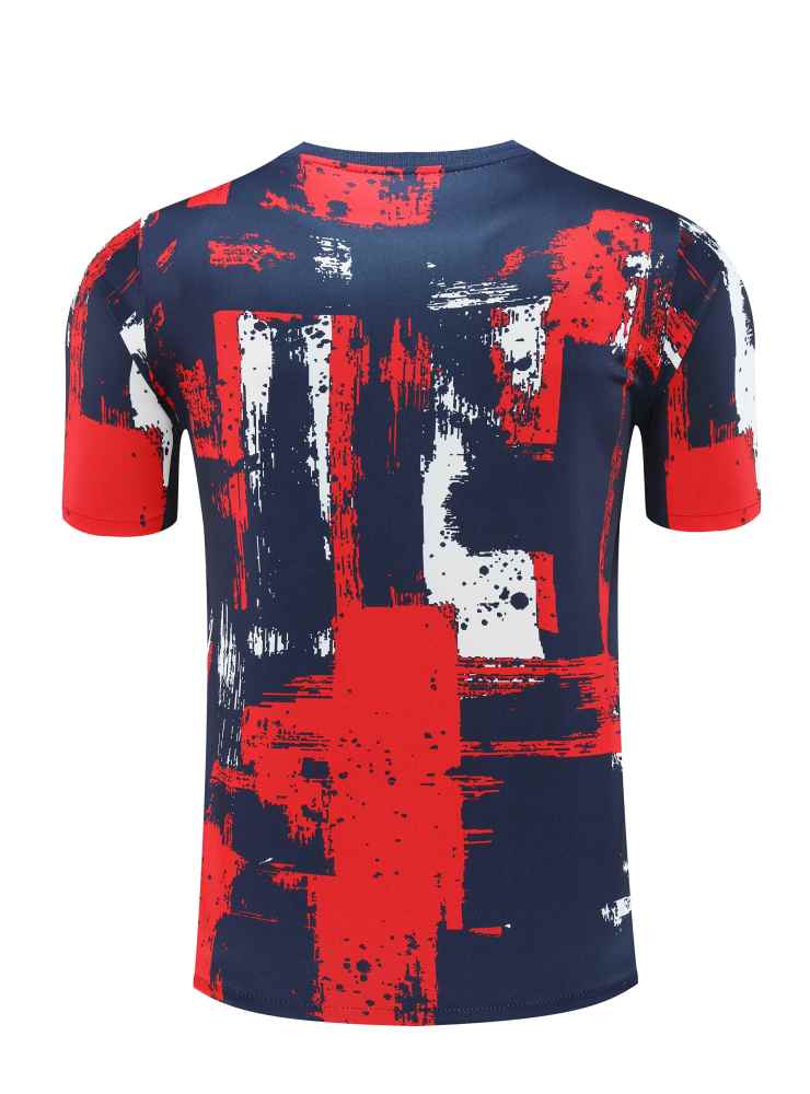 2425 Paris Saint-Germain F.C. Training clothes suit Short sleeve Fan version