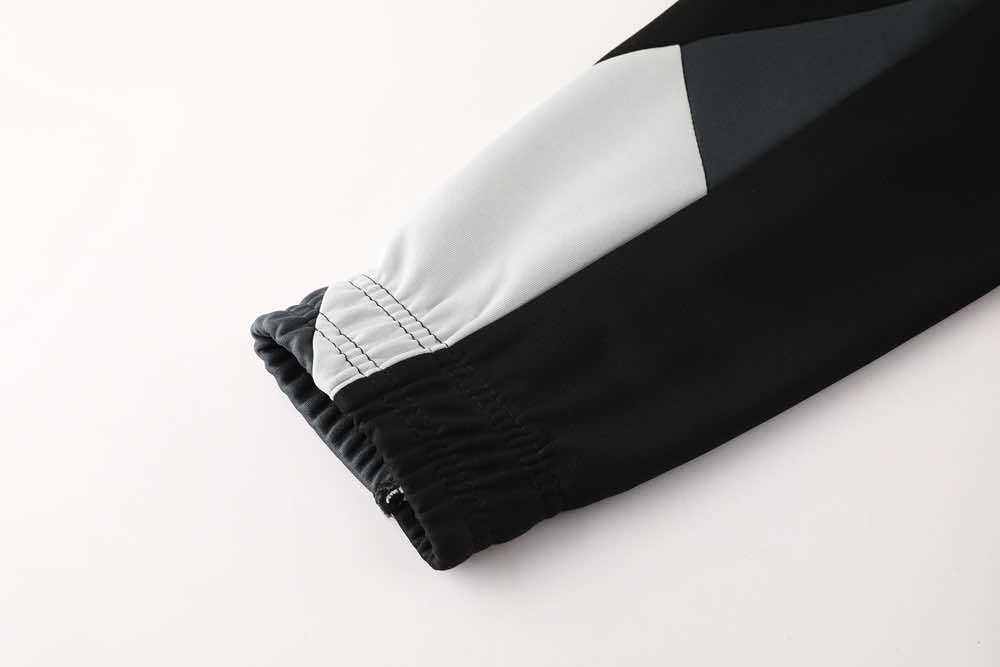 2425 Borussia Dortmund Black gray Long zipper jacket set