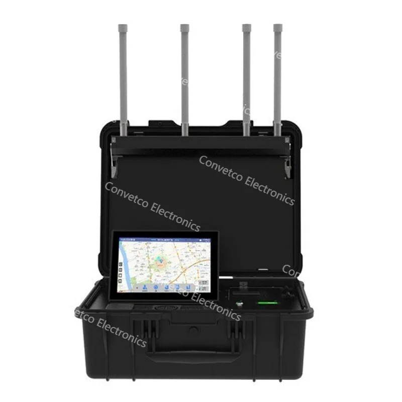 Portable 1-10km Drone Radar Detection Equipment Defense System Station Locating Flyer for DJI Uav Aeroscope Uav