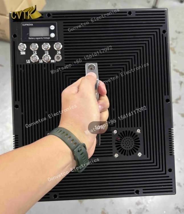 6 Channel 1.5km Portable Drone Directional System for Drone Uav Via 900mhz 1.2G 1.5G 2.4G 5.2G 5.8G