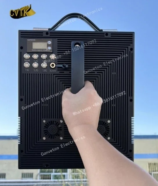 CVTK 7 Channel Portable Handheld Shield System with Special Antenna,Built-in Fan and Battery