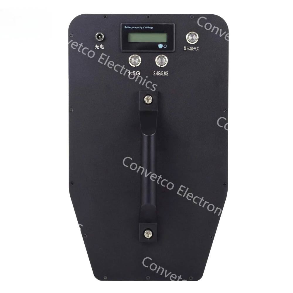 Portable3 -Band Drone Jamming Shield Style Equipment via GPS 2.4g 5.8g