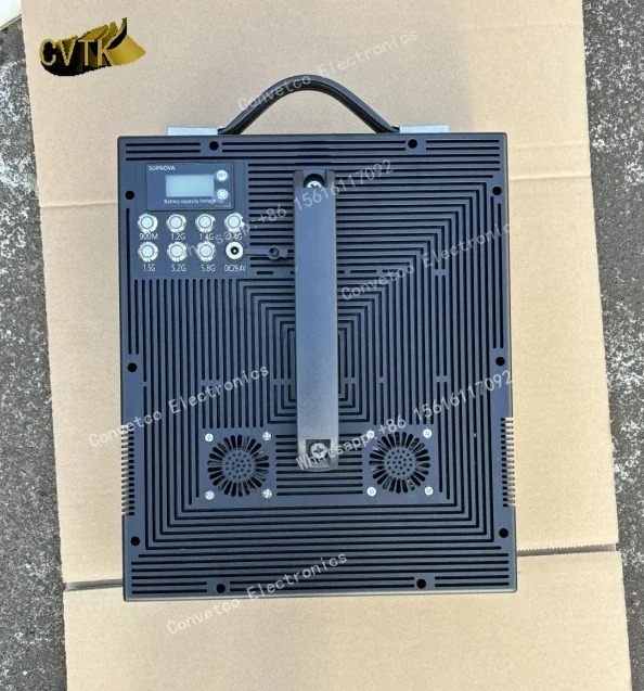 CVTK 7 Channel Portable Handheld Shield System with Special Antenna,Built-in Fan and Battery