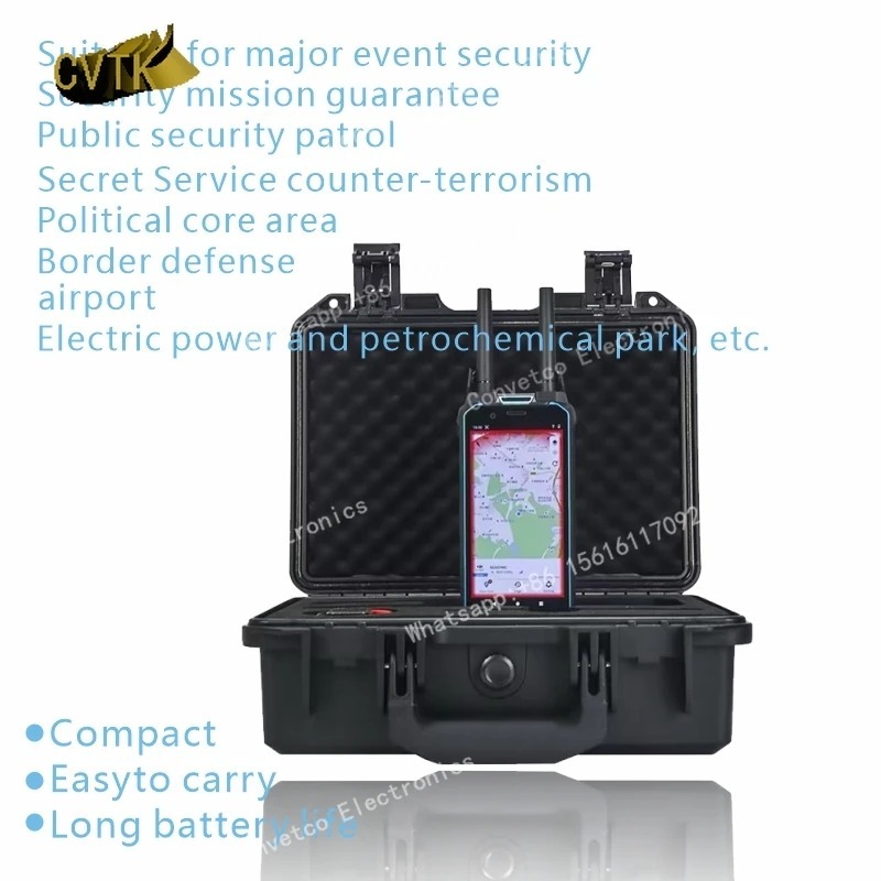 2-3km 300mhz-6G Full Band Portable Signal Detector for DJI O3 O4 Image Transmission Positioning and Pilot